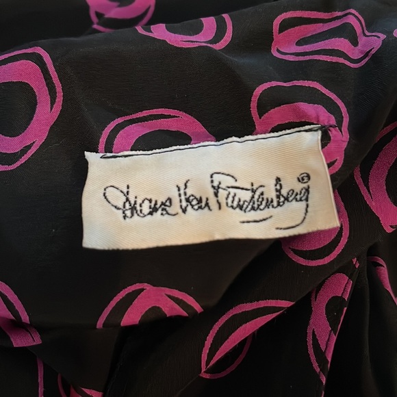 DIANE VON FURSTENBERG  Vintage womens  Long Dress size Large - Picture 8 of 15